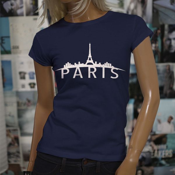 

new t-shirt summer new print man fashion paris skyline france french pride eiffel tower s navy t-shirt sport hooded sweatshirt hoodie