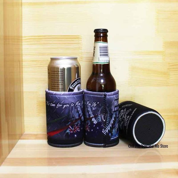 

150pcs/lot custom neoprene stubbie coolers insulated can cover picnic bags wedding gifts can cooler bag custom coolers1