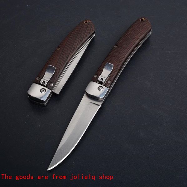 

folding knife knife multitool auto pocket hunting camping 7cr18mov blade wood handle tactical survival knives with nylon jacket 8bi+h qynf