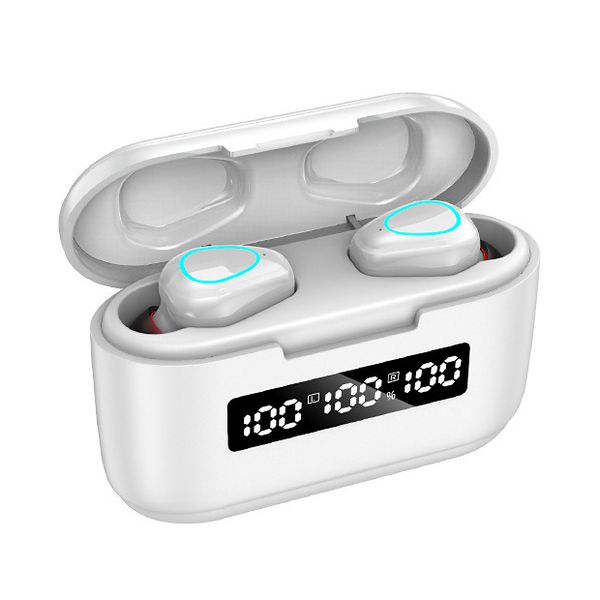 

bluetooth 5.1 earphones 2500mah charging box wireless headset hifi stereo sports waterproof earbuds touch control tws headphones