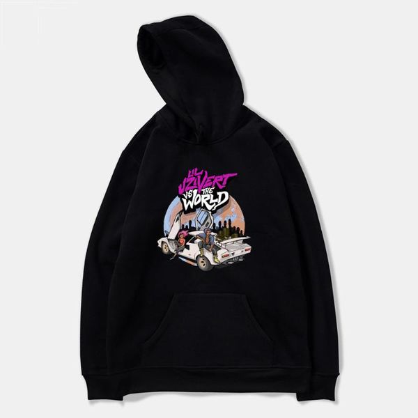 

lil uzi vert vs.the world hoodies sweatshirt men/women fleece rapper lil uzi vert hoodie tracksuit plus size hip hop sweatshirts, Black