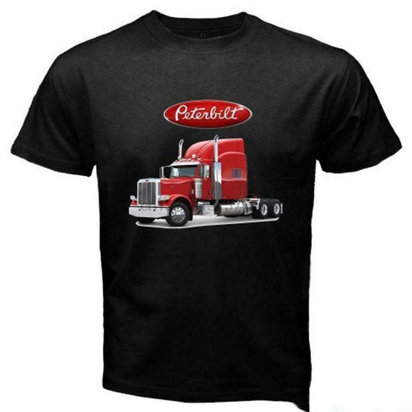 

новый peterbilt truck trucker mens черный размер s-3xl сша размер t-shirt en1 streetwear майка спортивная с капюшоном hoodie