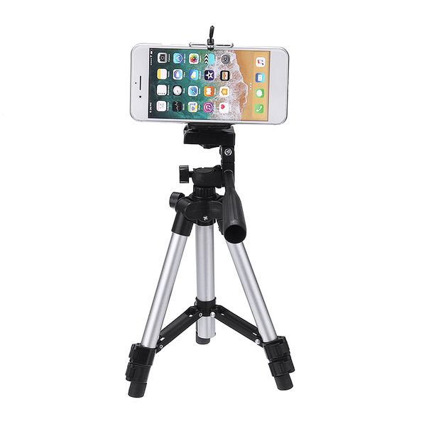 

tripod stand mount for iphone digital slr camera stretchable rotating selfie cell phone holder
