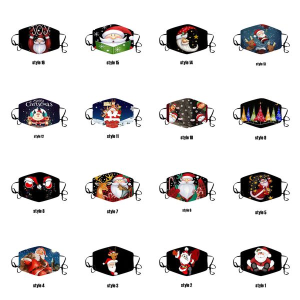 

dhl 2020 new fashion christmas funny pattern face mask designer dust printing mask mixed wholesale please leave a message