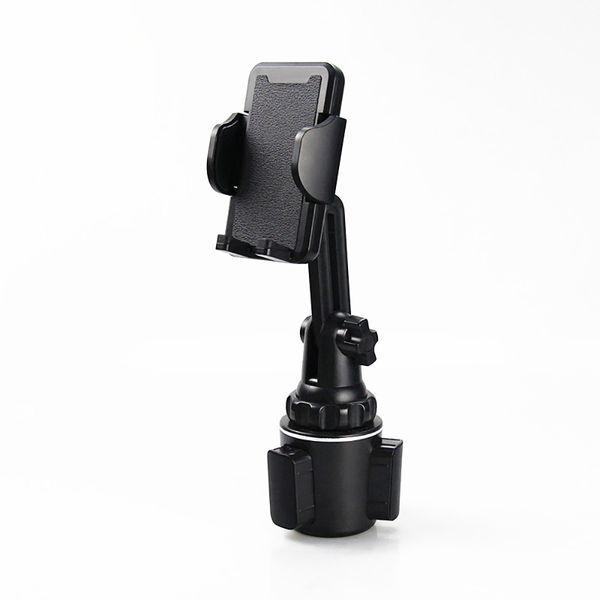 

bracket rotary phone with 360 degree rotation car cup slot bottom telescopic black holder