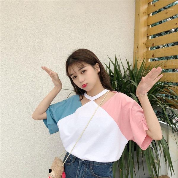 

summer cute girls women streetwear female tee kawaii girls fashion t shirt korean style beautiful clothes1, White
