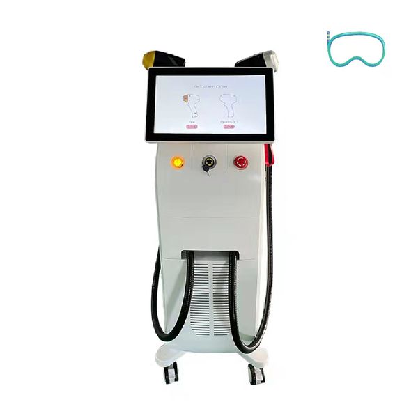 

new 755 808 1064nm diode laser professional hair removal machine laser spa home and clinic use, Black