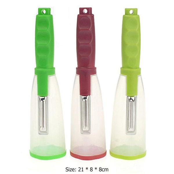 

peeler with rubbish bin stainless steel multi-function vegetable peeler cutter peeler potato carrot grater kitchen tool bbybvm