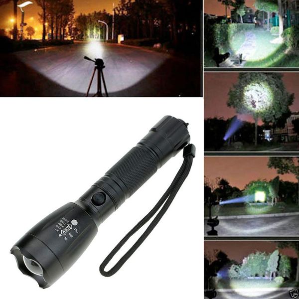 

3000lm xm-l t6 led zoom rechargable super bright torch 18650 bicycle bike light
