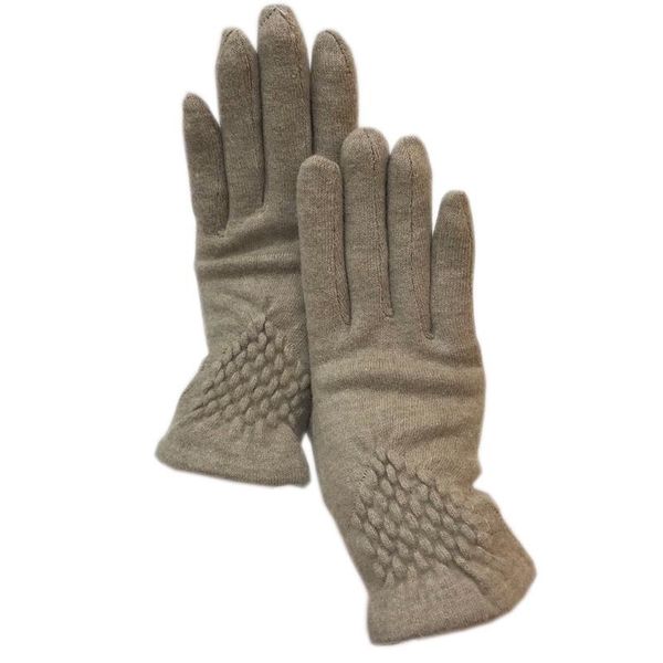 

ladies wool beige new 2020 winter thick gloves keep warm, fashion, autumn, comfortable, outdoor sports, work, ridi, Blue;gray