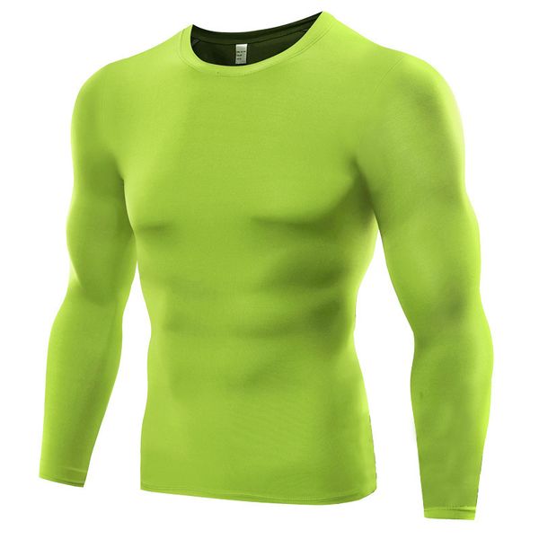 Abbigliamento da allenamento per uomo Abbigliamento da fitness Palestra Camicia da compressione da corsa all'aperto Top manica lunga