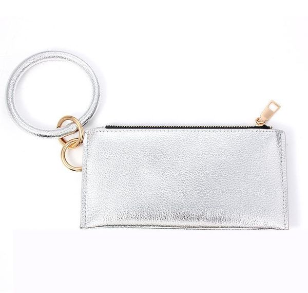 

leopard print pu leather tassel bracelet double layer women's keychain wallet card bag mobile phone bag cl bbyqpp packing2010