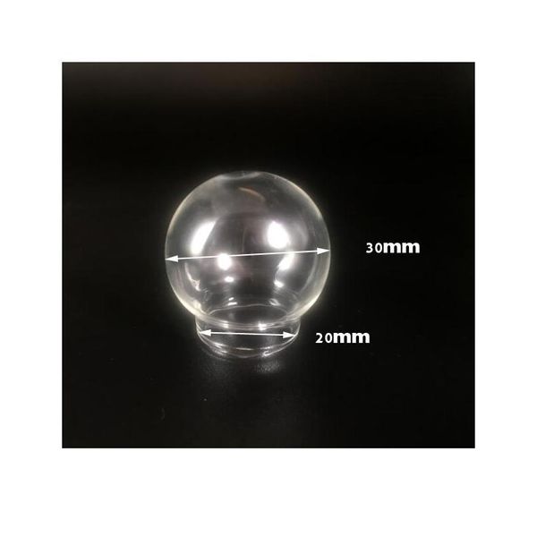 

20pieces 30x20mm 25x15mm 20x15mm 20x12mm transparent globe shaped empty bottles wishing pendant for gift acc bbydln, Black