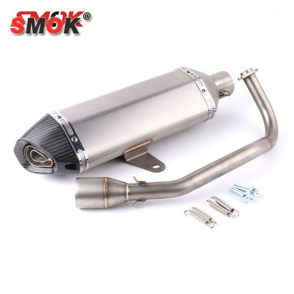 

exhaust pipe muffler for pcx 125 150 pcx125 pcx150 motorcycle scooter stainless steel carbon fiber escape print1