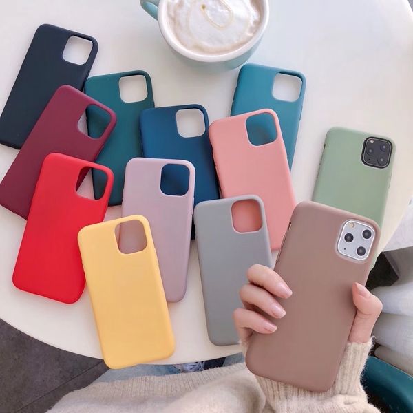 

for iphone 11 pro max xs xr x se 2020 7 8 plus 6 6s soft creative candy phone case anti-fall silicone protective shell