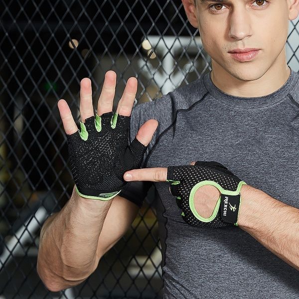 

breathable shock-absorbing gasket, palm thickening design, honeycomb silicone mesh cross training, fitness, bodybuilding, Blue;gray