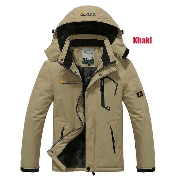 

2021 new winter warm overcoat detachable-hat velvet thicken male jacket outerwear casual windbreaker men coat kf3j, Black