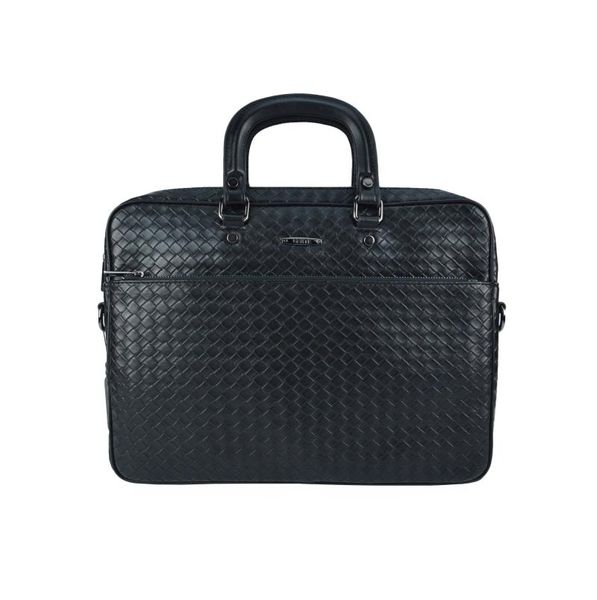 

first quality knitting printed leather lap& briefcase (unisex