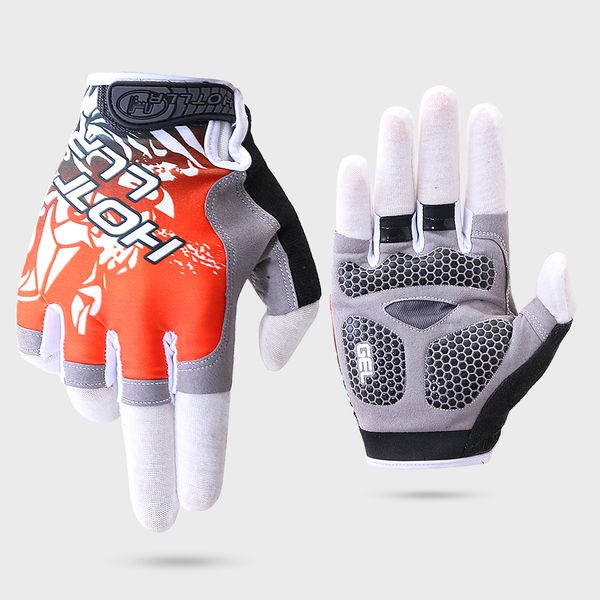 

2020 new arrivals half finger anti-slip gloves for bicycle sport road mountain mtb cycling glove, Blue;gray