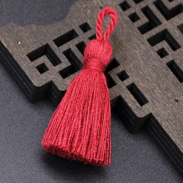 

20pc 4cm mini hang rope tassel pendant home textile curtain clothing pendant tassel diy key bag bracelet necklace craft tassels h jllbfu