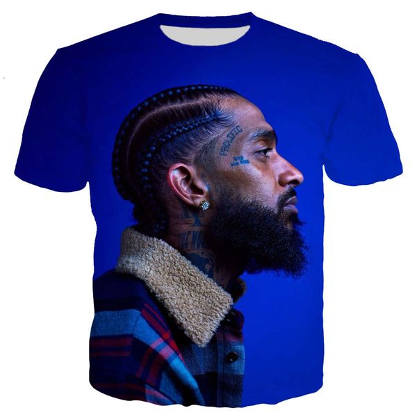 

new cool singers nipsey hussle 3d print shirts comics anime hippie men clothing