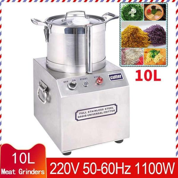 

110v / 220v 1100w 10l stainless steel blade meat cutter mincer sausage machine household multifunction meat grinder1