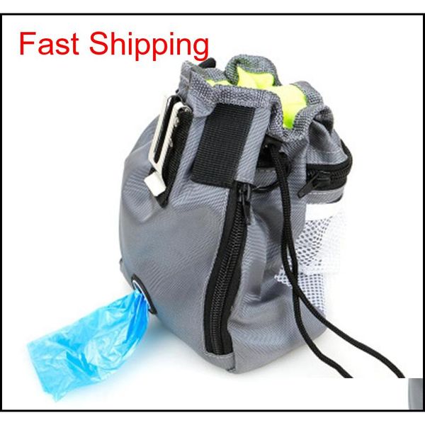 

pet training functional bag pet snack bag designs two-in-one foldable bag outdoor portable pockets dog supplies xi9sh