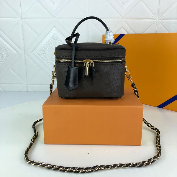 

genuine leather bag girls fashion handbag makeup women's makeup cruciform luxury designer shoulder strap