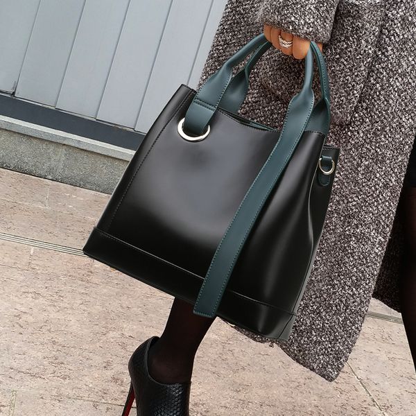 

fashion new simple fashion handbag for women crossbody bag big size shoulder messenger bags lady handle large shopping totes c0121