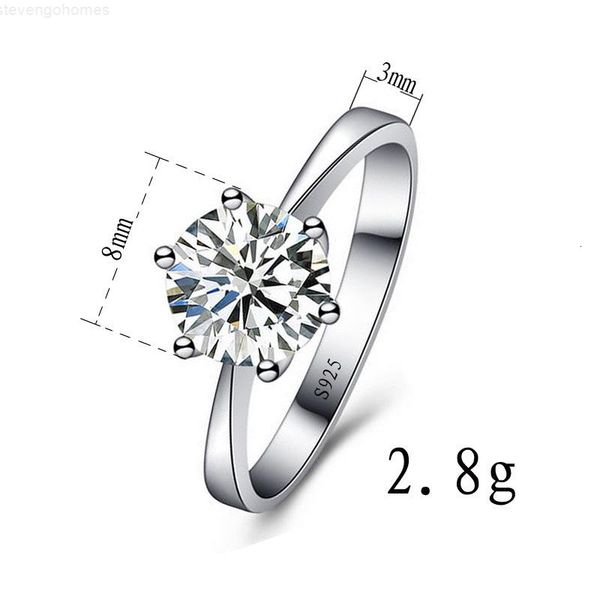 

wedding jewelry cubic zirconia ring for romantic women men 925 sterling silver rings accessories, Golden;silver