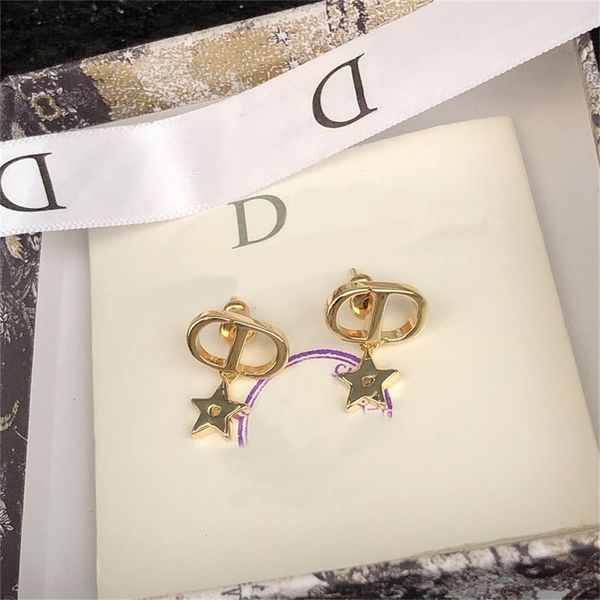 

87% off wholesale shop home new star earrings women simple, Golden