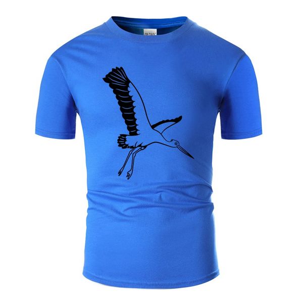 

слогана stork flying bird tshirt уморительные серый одежда комиксы мужские футболки большой размер 3xl 4xl 5xl tee shirt спорта толстовка с