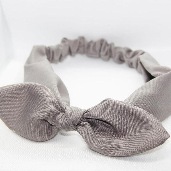 

solid color bunny ears headband women knotted bow hairband female stretch rabbit ear hair band turban headdress hair accessories q sqcpey