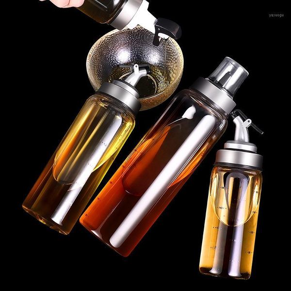 

kitchen supplies high borosilicate oil pot automatic opening and closing oil seasoning leak-proof seasoningvinegar sauce bottle1