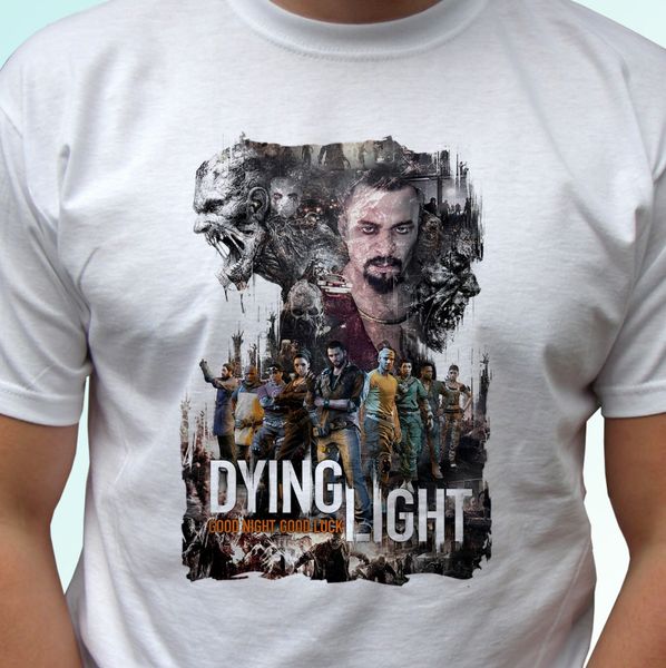 

dying light design white t shirt game - mens and kids sizes sport hooded sweatshirt hoodie