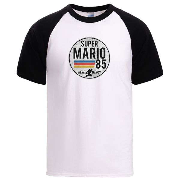 

sport super mario 85 t shirt man cool summer short sleeve workout tee male 100% cotton tshirts 2020 man short sleeve loose fit top