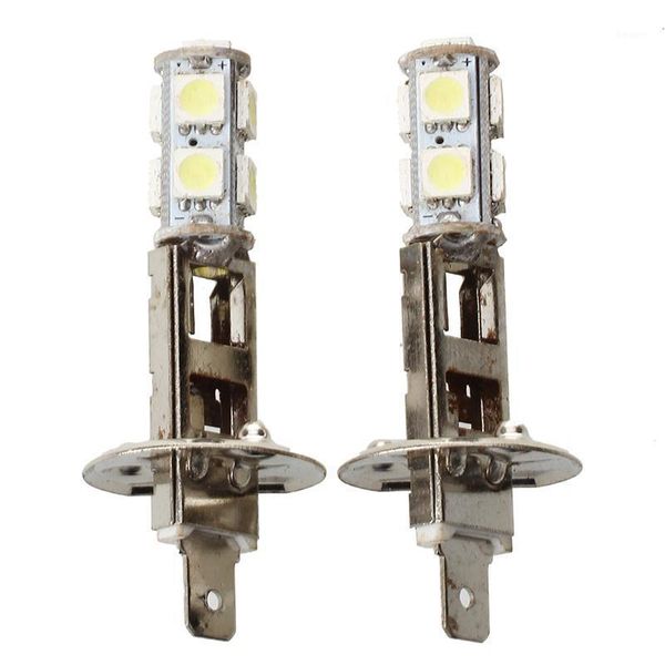 

car headlights 2 pcs h1 9 smd led spot fog lamp bulb light 12v 1.2w1