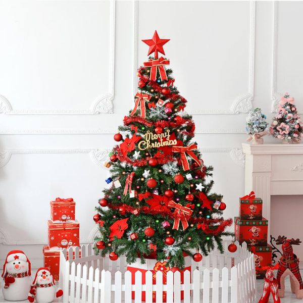 

1.2m christmas tree decoration package 120cm christmas decorations for home village kids tree ornaments