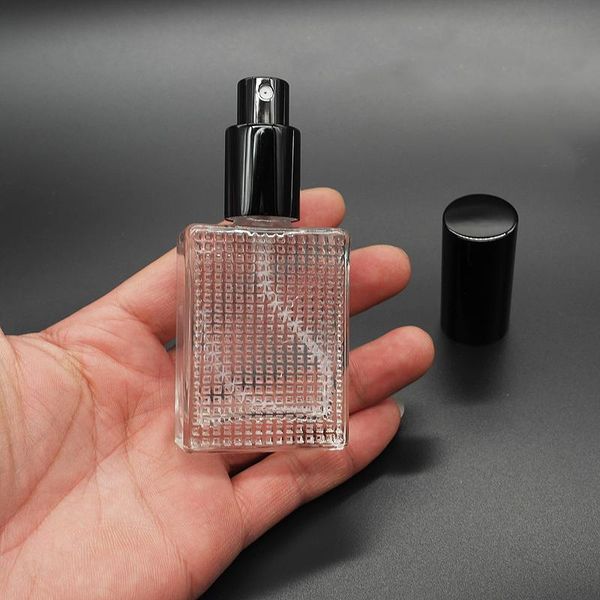 

10/20/30/pcs 30ml diy empty cosmetic glass perfume sprayer atomizer bottle with silver/black/gold pump head travel portable vial