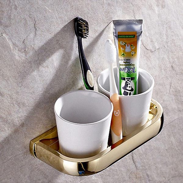 

роскошный душ аксессуары для ванной комнаты комплект полотенец кольцо держатель бумаги крючок для одежды туалетная щетка polished золото ван