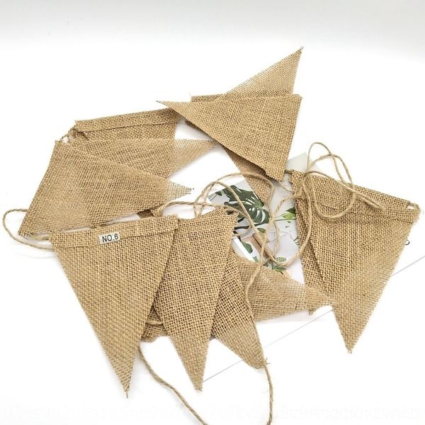 

b1req linen flagchristmas party color flag color triangle diy diy decorative colorful flag 13 pieces pjip1