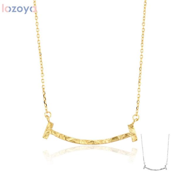 

chains lozoya 100% 925 sterling silver gold line long pendant necklace 2021 rock punk european fashion jewelry gift friendship