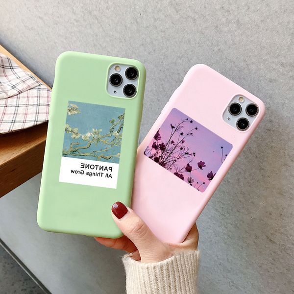 

fashion little fresh couple case for xiaomi redmi note 9s 8t 8 7 6 5 k30 k20 8a 7a mi 9t pro a1 a2 a3 9 se 10 lite fundas flower