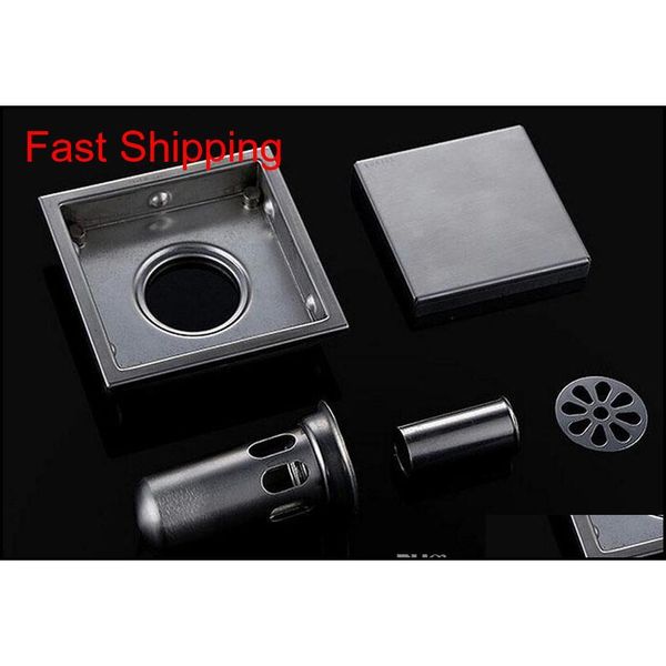 

lead tile insert square floor waste grates bathroom shower drain 110 x 110mm,304 stainless steel bathroom f jllfql bdefight
