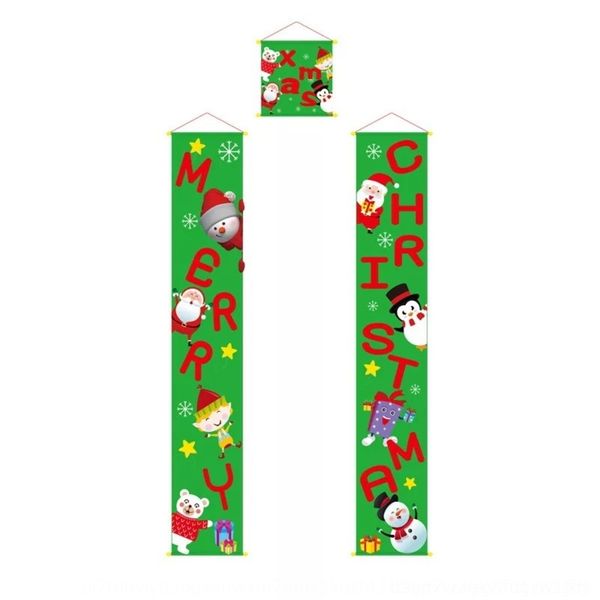 

etbmy new decorative shop christmas ornaments couplet ornaments cloth supplies christmas flag decorative hanging cloth door hanging ornament