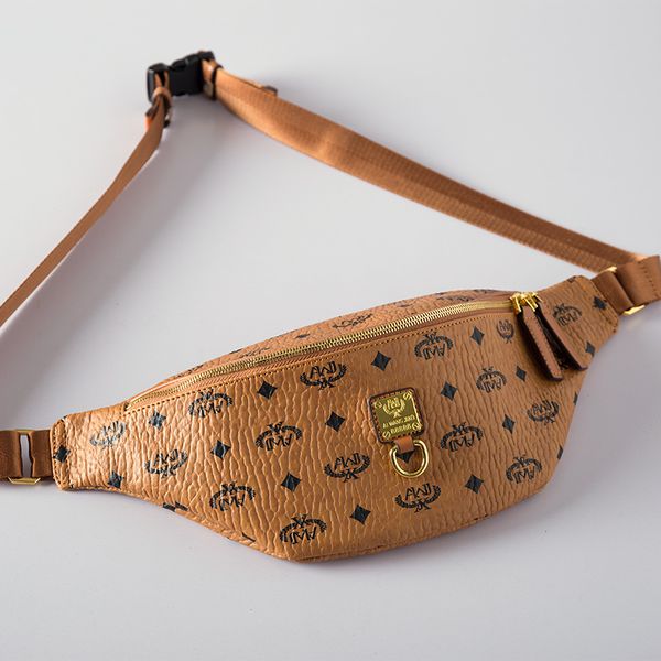 

2020 new high-end customized new korean fashion trendy autumn mens and womens bags universal casual retro printed waist bag chest bag