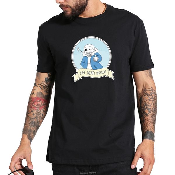 

sport i am dead inside shirt undertale game funny t-shirt men hip hop unique tee graphic print tshirt male summer drop ship