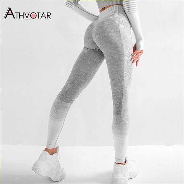 

seamless fitness leggings women push up activewear leggins mujer knitting workout jegging femme 201109, Black
