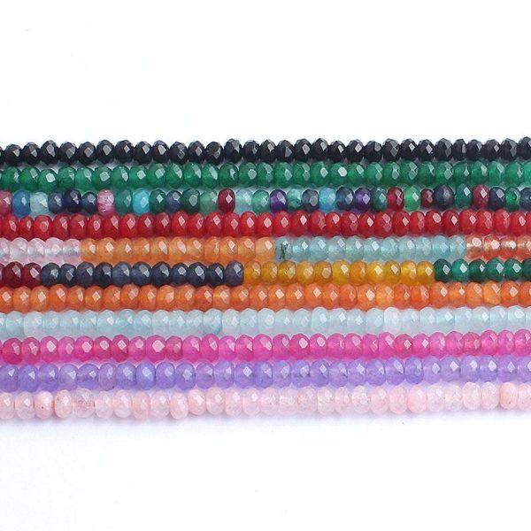 

4mm natural crystal rondelle beads loose beads for jewelry making 15inches faceted czech crystal beads diy jewelry bbyaxu packing2010