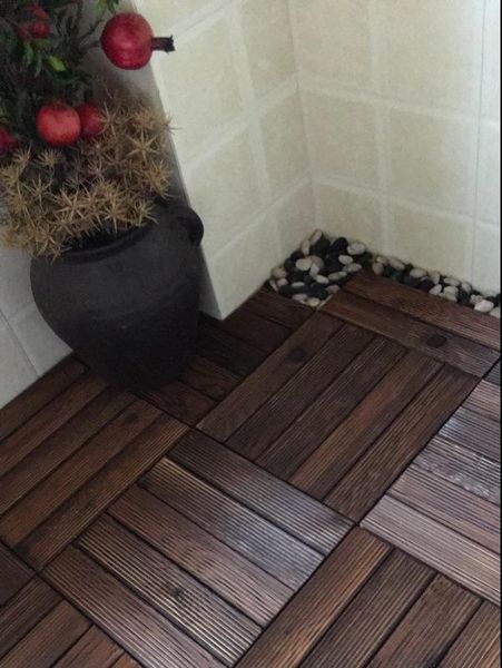 

carpets 24pieces ,wood carpet ,balcony floor decking,outdoor,carbonized wood